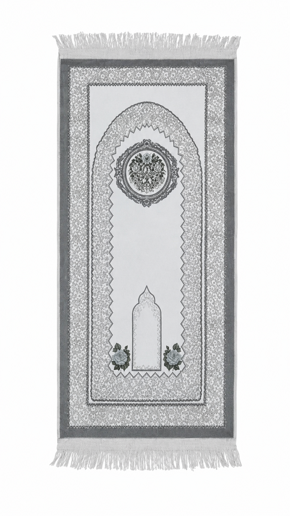 Satin Children's Prayer Mat Gray