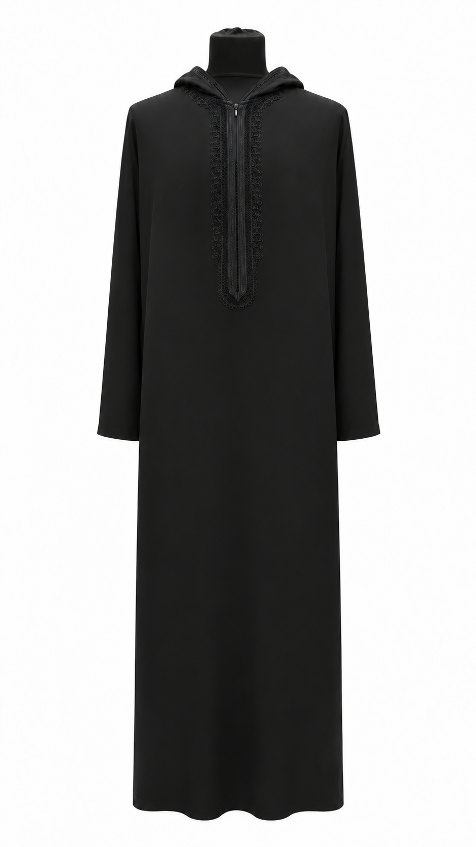 Men's Moroccon Black Summer Abaya