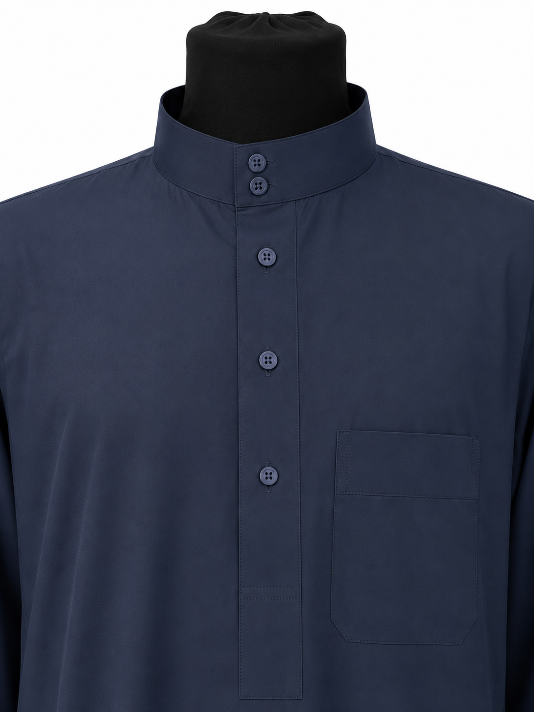 Men's Saudi Navy Blue Summer Abaya