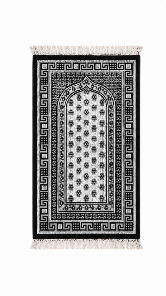 Mukhmal Brown Prayer Mat