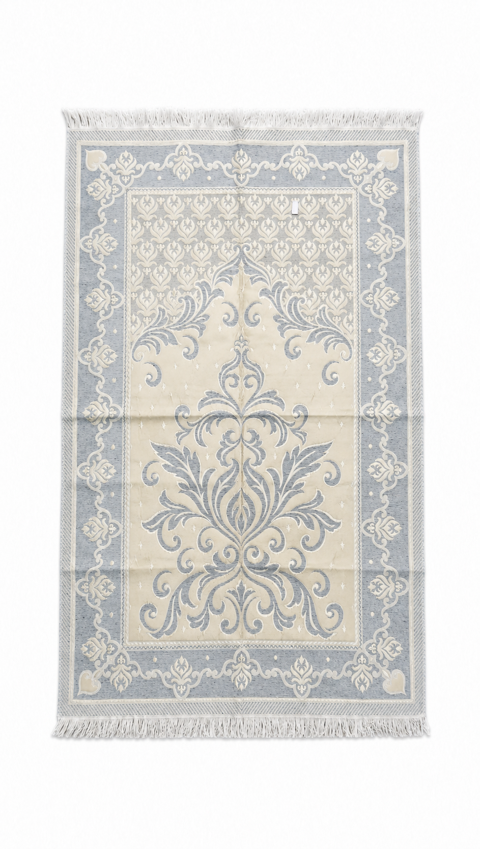 Turkish linen Yarn Light silver-Beige Rug