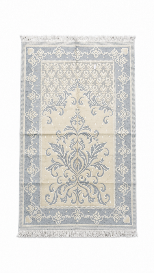 Turkish linen Yarn Light silver-Beige Rug