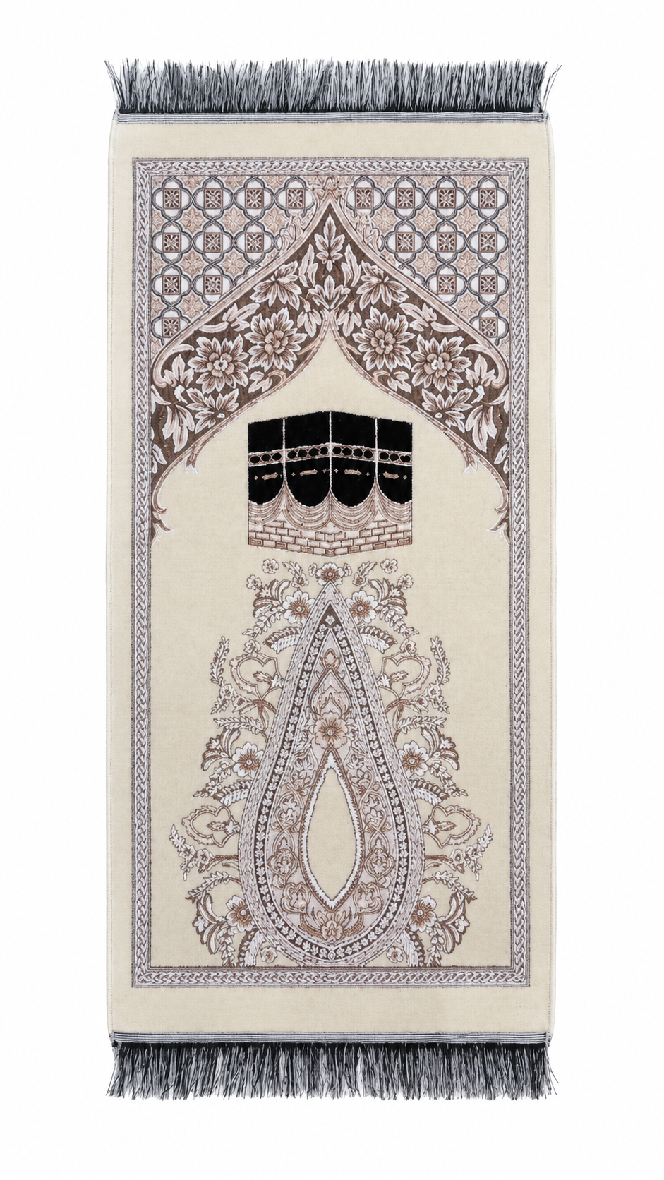 Children's Velvet Beige Prayer Rug