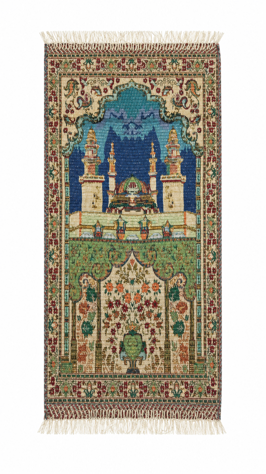 Children's Madinah Garden Prayer Mat