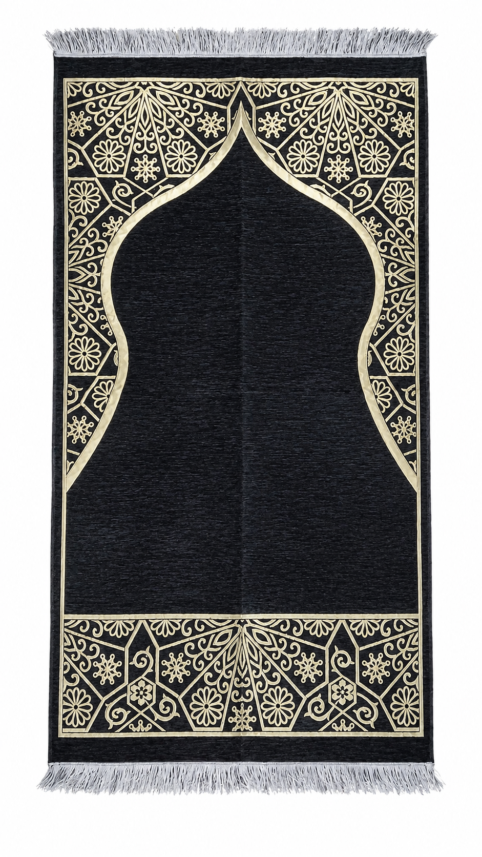 Turkish velvet  Ottoman pattern and linen thread Prayer Rug