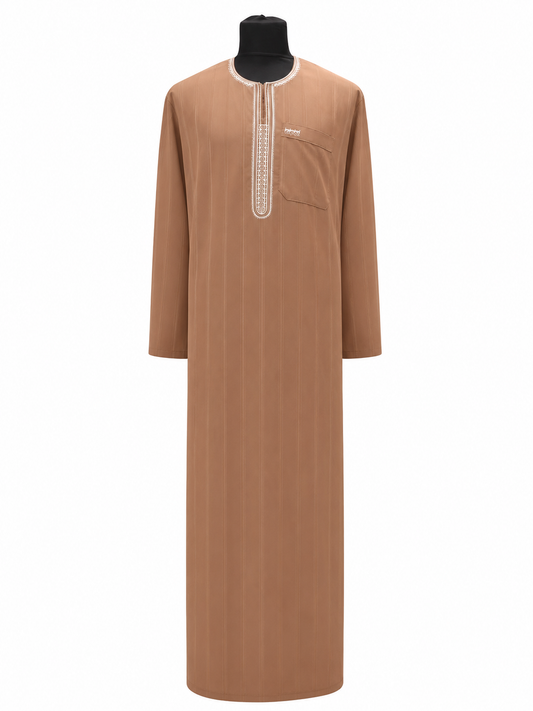 Men's Light Brown Summery Abaya