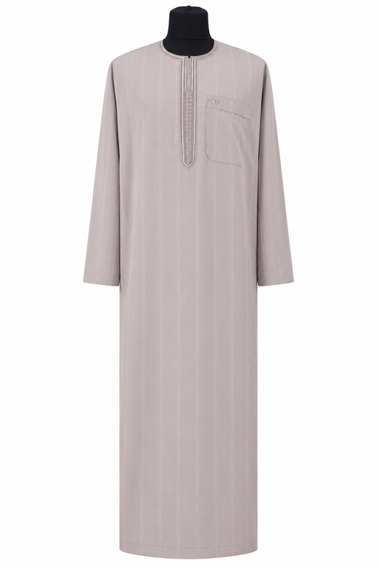 Men's Griege Summer Abaya