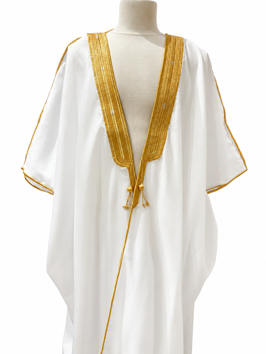 Men's White Summer Abaya
