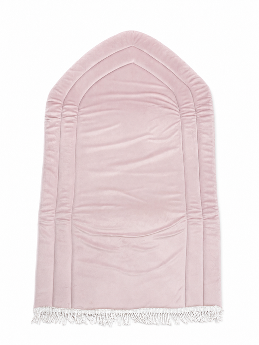 Pink prayer rug (mihrab design)