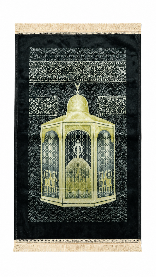 Maqam Ibrahim Velvet Prayer Mat