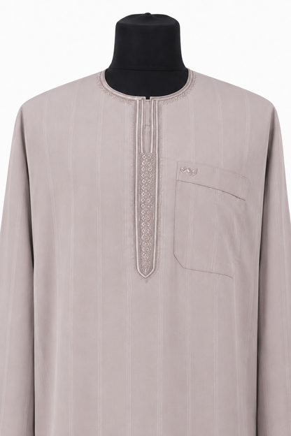 Men's Griege Summer Abaya