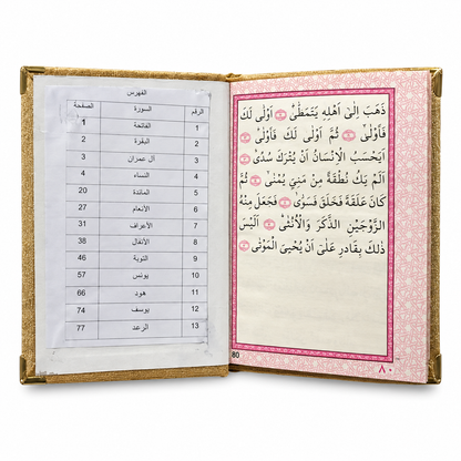 Multiple Surah's Mushaf ( 15cm x 12cm )