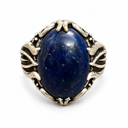 Dark Navy Oval Ring