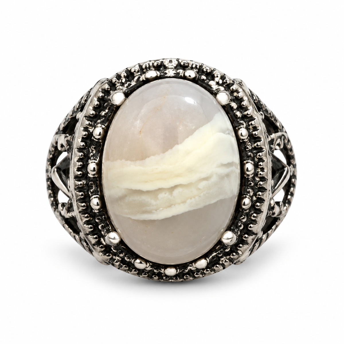 Moonlit Crest Ring
