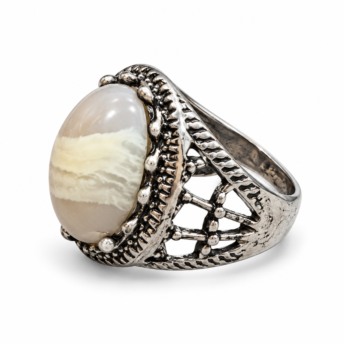 Moonlit Crest Ring