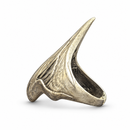 Tall Sculpture Steel Ring