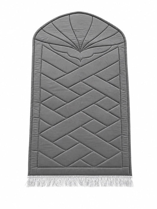 Turkish Grey Velvet Prayer Mat