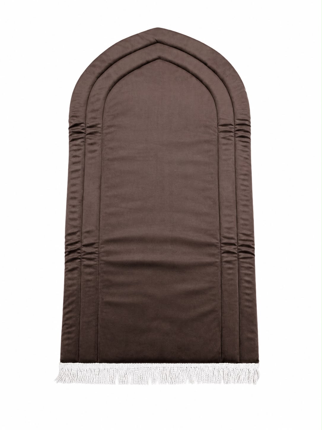 Brown prayer rug - Mihrab Design