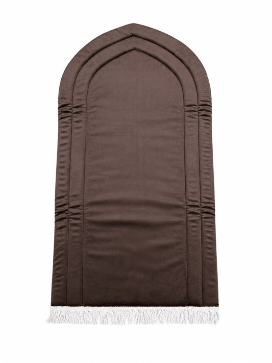 Brown prayer rug - Mihrab Design